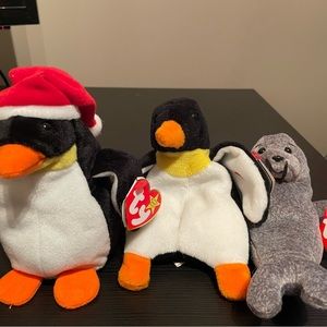 Ty Beanie Baby - Arctic Collection - All Beanie Baby have have Tag Errors